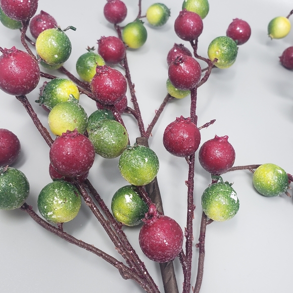 Set Of 4 Crabapple Berry Pick (Artificial) - Picture 3 of 9